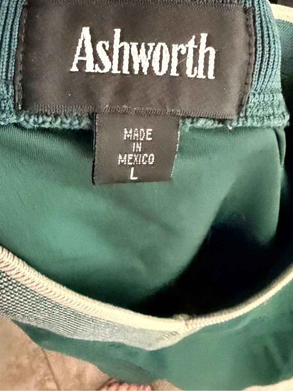 Ashworth Green Pullover Golf Jacket